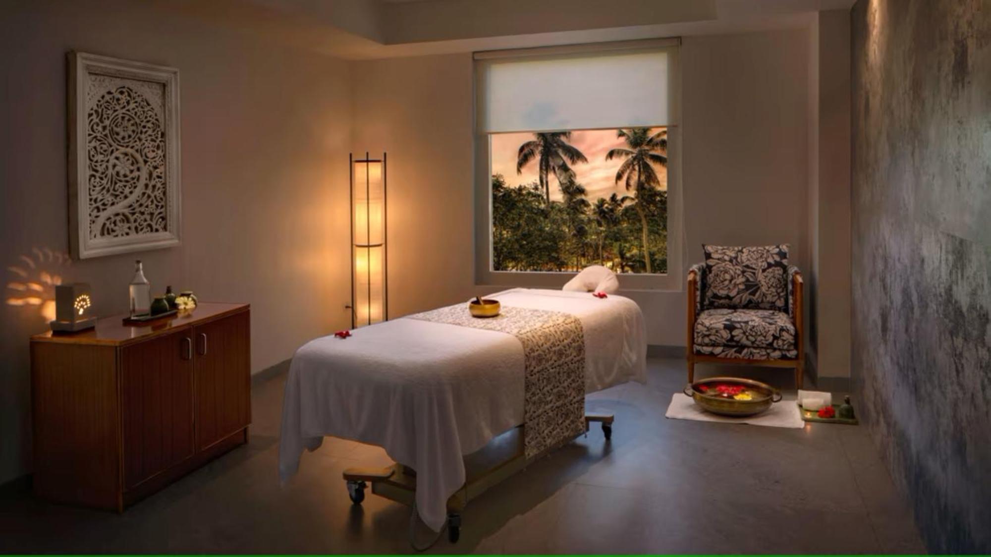 O By Tamara, Trivandrum Thiruvananthapuram Ngoại thất bức ảnh A treatment room at the spa